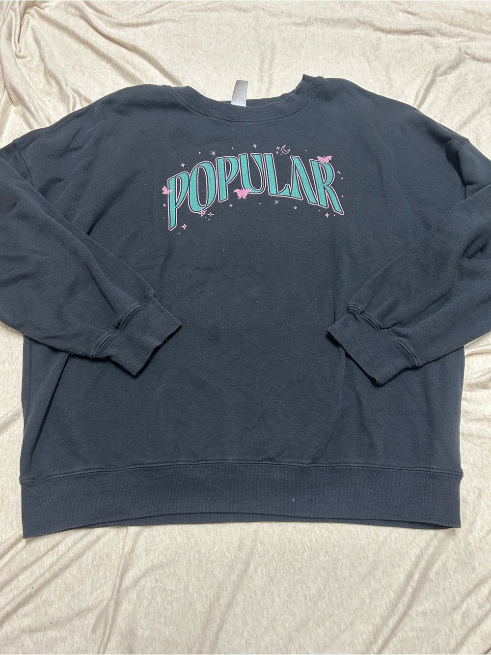 Universal Wicked Popular Sweatshirt Officially Licensed Oz Glinda Elphaba